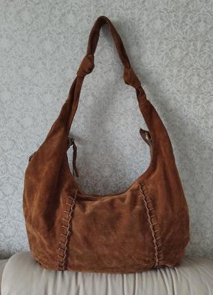 Bridas сумка іспанія оригінал шкіра шкіряна замша замшева сумочка8 фото