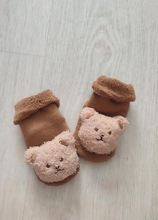Носочки на малюка з ведмедиком