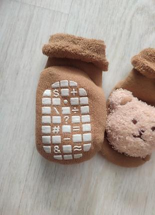 Носочки на малюка з ведмедиком