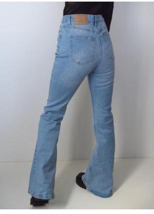 Джинси клёш высокая посадка бёдра 90см