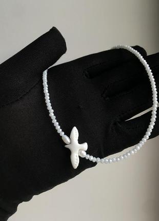 Чокер с горлицей