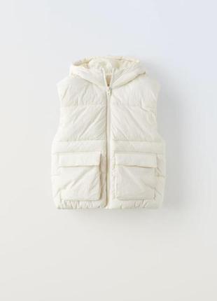 Безрукавка zara /жилетка для девочки new collection 2024