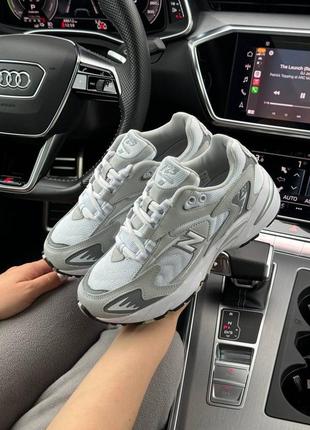 10 кольорів🌈 жіночі кросівки в стилі new balance 725 нью беленс / демісезонні / літні, осінні / замша, шкіра, текстиль / сірі, білі, чорні