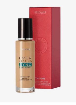Адаптивна матова тональна основа the one everlasting sync spf 10 розпродаж 24 рік