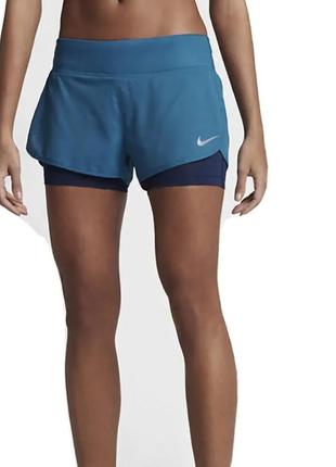 Спортивные шорты nike running flex 2 in 1