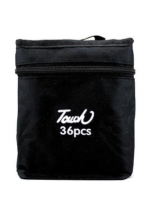 Набор скетч маркеров в чехле 36 шт спиртовые touch маркеры двухсторонние