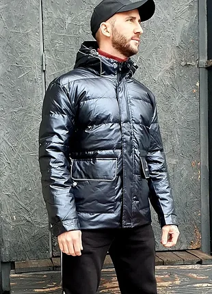 Куртка єврозима з капюшоном / пуховик