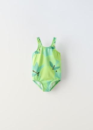 Купальник для дівчинки zara 98 104 115