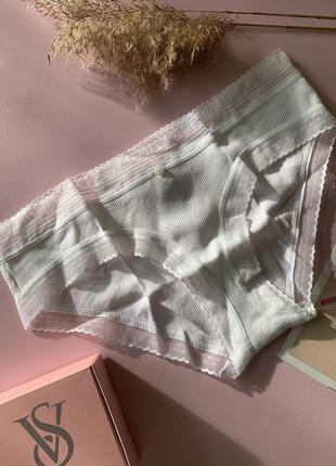 Трусики труси бавовняні з лого вікторія сікрет victoria's victorias victoria secret