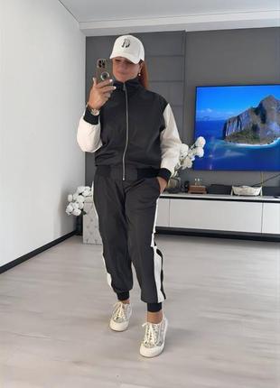 Женский спортивный костюм плащевка 🫶 большие размеры (балта)