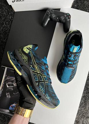 Мужские кроссовки asics gel-kinsei blast black yellow