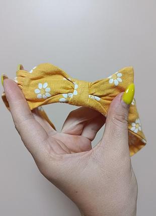 Дитяча пов'язка на голову з бантом