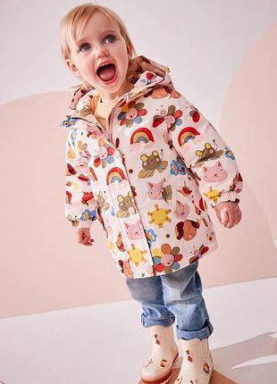 Тепленькая куртка для девочек 🌸размеры от 3 мес до 7 лет🧚‍♀️флисовая подкладка 👍🏼