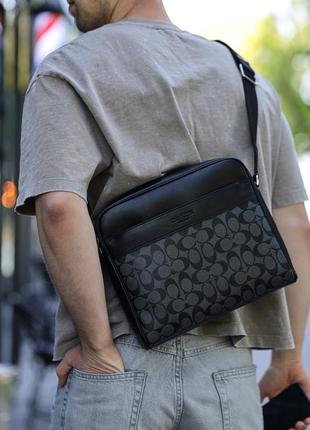 Мужская сумка через плечо coach