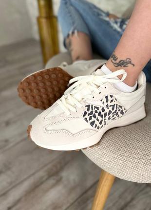 Кроссовки (new balance 327 leo premium)🩷