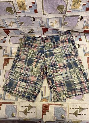 Чоловічі шорти в стилі печворк 100% бавовна
