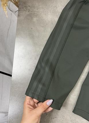 🌷плотные матовые велосипедки на высокой посадке на малушку от adidas nike puma2 фото