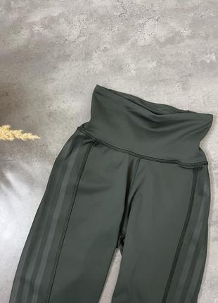 🌷плотные матовые велосипедки на высокой посадке на малушку от adidas nike puma3 фото