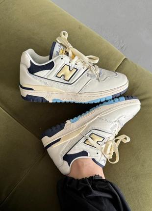 Нью беленс кросівки шкіряні new balance 550 x rich paul cream6 фото