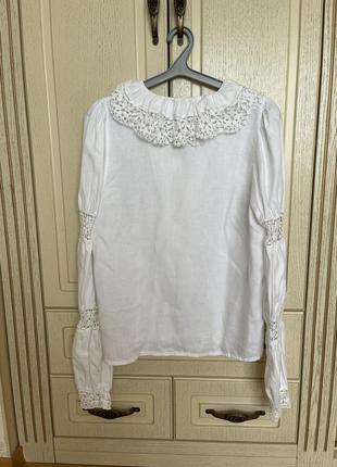 Супер якісна лляна блуза сорочка льон2 фото