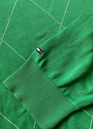 Tommy hilfiger легкий зеленый свитер оригинал4 фото
