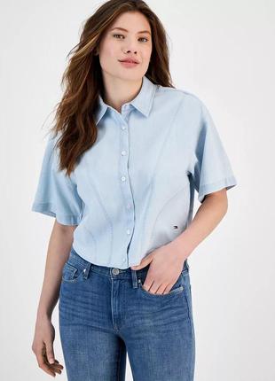 Укорочена сорочка tommy hilfiger оригінал