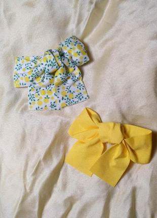 Заколки зажимы бантики