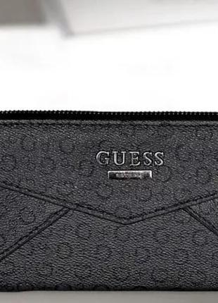 Гаманець guess сірий жіночий клатч на подарунок в фірмовій коробці