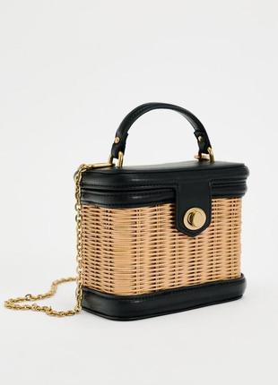 Сумка корзины zara