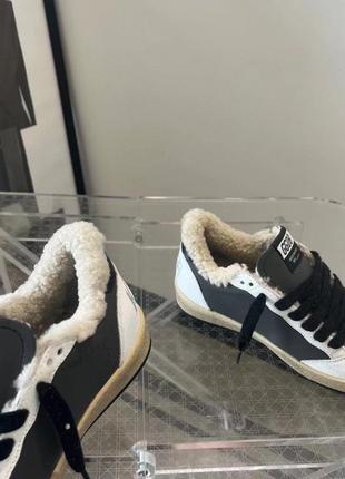 Кеды кроссовки golden goose на овчине3 фото