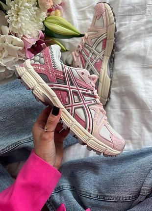 Asics gel-kahana 8 vermelho logo женские кроссовки ассикс
