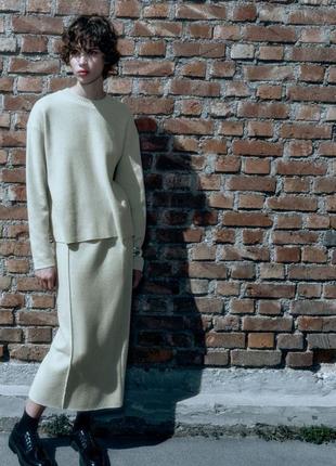 Спідниця міді zara
