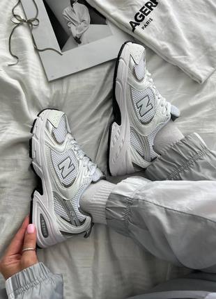 New balance 53o white grey женские кроссовки Deves5 фото