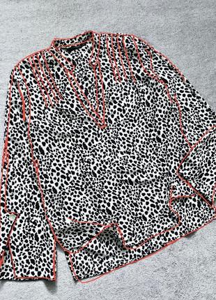 Блуза в леопардовий принт2 фото
