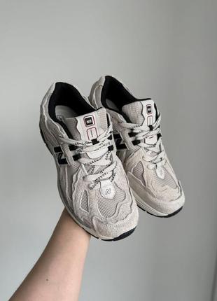 Чоловічі кросівки new balance 1906d beige black нью беланс бежевого з чорним кольорів2 фото