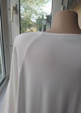 Брендова віскозна трикотажна блуза блузка лонгслів великого розміру батал8 фото