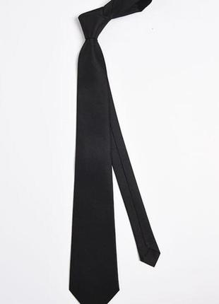 Классический черный галстук6 фото