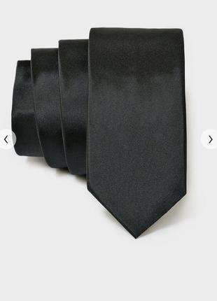 Классический черный галстук9 фото