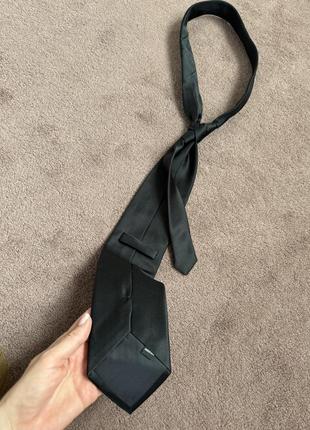 Классический черный галстук5 фото