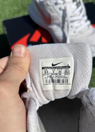 Жіночі кросівки для бігу nike downshifter 6 white running shoes10 фото