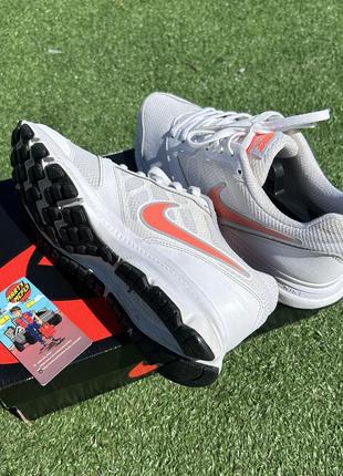 Жіночі кросівки для бігу nike downshifter 6 white running shoes2 фото