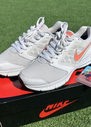 Жіночі кросівки для бігу nike downshifter 6 white running shoes6 фото