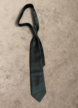 Классический черный галстук1 фото