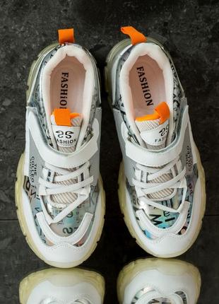 Дитячі кросівки 15316 сірі текстиль штучна шкіра синтетика