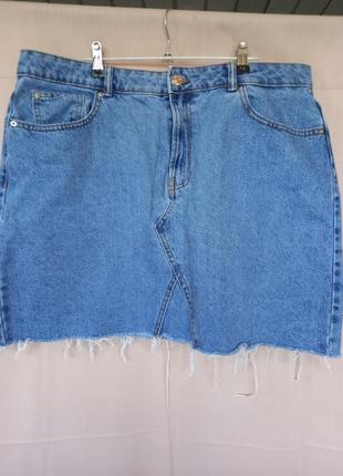Коттоновая юбка denim co. размер 48-50-52