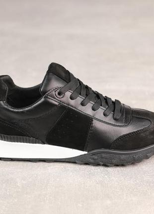 Кросівки жіночі шкіряні 588091 чорні