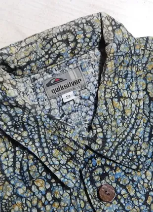 Сорочка оверсайз vintage 90s quiksilver surfboards aloha boxy shirt made in usa3 фото