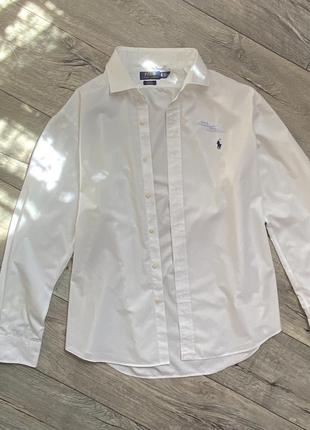 Шикарная хлопковая рубашка от дорогого бренда polo ralph lauren7 фото