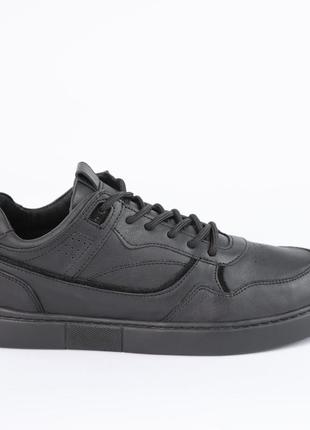 Кеди чоловічі шкіряні 587924 чорні