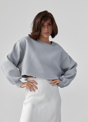 Жіночий укорочений світшот oversize